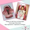 Love Gifts® Einschlagdecke Babyschale 80 * 85 cm, Baby Produktbild-Vorschau 6