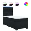 Boxspringbett mit Matratze Schwarz 90x190 cm Samt Produktbild-Vorschau 1