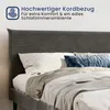 Polsterbett 140x200 und 160x200 cm mit Lattenrost und Produktbild-Vorschau 4