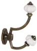 Clayre & Eef Wandhaken 4x9x13 cm Braun Metall Produktbild-Vorschau 2