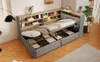 Boxspringbed 90 x 200 cm met hydraulische opbergruimte, Productafbeelding-voorbeeld 17