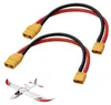 2x XT90 Buchse auf XT60 Stecker Adapter, 10 cm, 12 AWG, 90 A Productafbeelding-voorbeeld