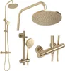 Set Doccia Con Termostato Rea Parot Brushed Gold Anteprima dell’immagine prodotto 1