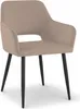 Nowoczesne krzesło velvet Olivia KT205 do kuchni, jadalni i Podgląd zdjęcia produktu 5