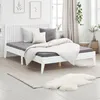 Homestyle4u Holzbett 140x200 Bettgestell weiß Bett Produktbild-Vorschau 1