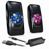 P49C Mini Lautsprecher 6W USB PC Lautsprecher mit LED Licht Produktbild-Vorschau 1