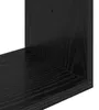 vidaXL Étagère murale en bois imitation chêne noir, 80 x 12 Voir les images du produit 7