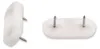 Kunststoff-Gleitnägel fix-o-moll 45x20mm weiß Produktbild-Vorschau 2