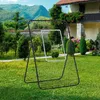 HOMCOM voetbal rebounder, inklapbaar voetbalkooi, kickback Productafbeelding-voorbeeld 2