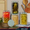 12x WELLGRO Einmachgläser 635ml – Schraubdeckel TO82 Produktbild-Vorschau 5