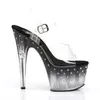 STARDUST-708T Damen Sandale von Pleaser, Transparent Produktbild-Vorschau 5