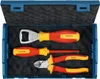 A set of Bosch tools in a blue case. Produktbild-Vorschau