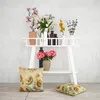 HomeView Dekorative Kissenhülle Frühling Sonnenblumen 50x50 Produktbild-Vorschau 4