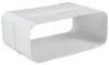 Flachkanal 222x89mm Verbinder Muldenlüfter Überschieb-Muffe Produktbild-Vorschau 1