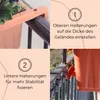 Blumenkasten Balkon Balkonkasten mit Halterung Pflanzkasten Produktbild-Vorschau 6