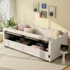 Letto imbottito Merax Daybett 90x200 cm con vano Anteprima dell’immagine prodotto 6