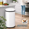 MONZANA Sensor Mülleimer Küche Weiß Produktbild-Vorschau 9