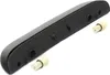 A black automotive part with two white plastic connectors is shown against a white background. Produktbild-Vorschau