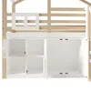 Hochbett mit Stauraum, 90x200 cm, Kinderbett mit Produktbild-Vorschau 6