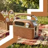 Retro Radio Lautsprecher Vintage Radio 1200 mAh Tragbares Produktbild-Vorschau 5