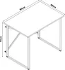 Schreibtisch Tjeldsund Computertisch Bürotisch 74 x 90 x 60 Produktbild-Vorschau 6