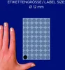 Avery Zweckform® 3140 3140 Punti marcatori - Ø 12 mm, 5 Anteprima dell’immagine prodotto 6
