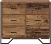 vidaXL Kommode 6-Schublade Altholz 91 x 35,5 x 74,5 cm Produktbild-Vorschau 5