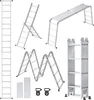UISEBRT 6 en 1 Echelle polyvalente Echelle articulée en Voir les images du produit 1