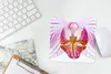 MuchoWow® Mauspad Mousepad Orchidee Detail 20x20 cm - Produktbild-Vorschau 5