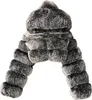 Damen Kunstpelz Mantel Winterjacke Kurz Kunstpelz Mäntel Produktbild-Vorschau 1