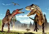 Vlies Fototapete - Fighting Dinosaurs 450x315 cm Für Kinder Produktbild-Vorschau 5