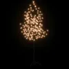 vidaXL LED-Baum mit Kirschblüten Warmweiß 200 LEDs 180 cm Produktbild-Vorschau 3