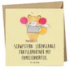 Mr. & Mrs. Panda Klappkarte Schwestern Tratschpartner - Produktbild-Vorschau 1