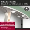 Paulmann LED lampes à encastrer pour meubles, set de 3 Voir les images du produit 7