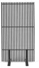 Decoratieve tuinscreen, antraciet, 80 x 150 cm, open Productafbeelding-voorbeeld 3