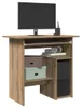 vidaXL Artisan dubový stůl 80x45x74 cm materiál na bázi Náhled obrázku produktu 3
