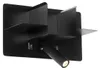 Moderne Wandleuchte Schwarz inkl  LED mit USB Thijs Produktbild-Vorschau 2