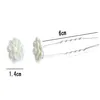 Elegante Haarnadel White Flower - Stilvoller Haarschmuck Produktbild-Vorschau 7