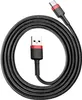 Kábel Baseus Cafule USB na USB-C, 3A, 1m - červený/čierny Náhľad obrázku produktu 6