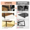 TV-Regal Plattenspieler Tisch HiFi Rack TV Rack mit Rollen Produktbild-Vorschau 10