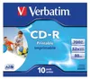 VERBATIM CD-R AZO 700MB 52x 10er JewelCase bedruckbar Produktbild-Vorschau 3