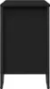 A front view of a black cabinet or vanity. Produktbild-Vorschau