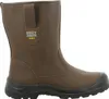 A side view of a brown work boot. Produktbild-Vorschau