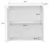 sweeek - Schrank Aufbewahrungsmodul Holzdekor 2 Türen 70cm Produktbild-Vorschau 2