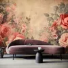 Muralo Vlies Fototapete bunte Blumen Pflanzen Vintage Retro Produktbild-Vorschau 7