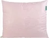 A pink pillow with a leaf pattern. Náhľad obrázku produktu