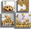 Balony złote chrom metaliczne balony chromowane złoto Podgląd zdjęcia produktu 4
