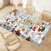 Kleurplaat tafelkleed Kerstmis, 183 x 86 cm, knutselposter, Productafbeelding-voorbeeld 6