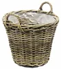 Korb Rattan Antique Grau D30H23 cm Van der Leeden Produktbild-Vorschau 3