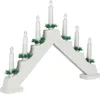 Lichterbogen mit 7 LEDs - Kerzen + Timer aus Holz, ca. 42,4 Produktbild-Vorschau 1